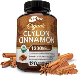 Organic Ceylon Cinnamon 1200mg