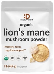 Organic Lion's Mane Mushroom Powder