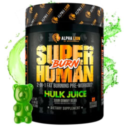Superhuman Burn 2-in-1 Fat Burning Pre Workout (Hulk Juice)