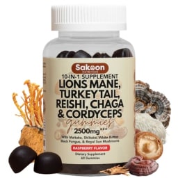 Lions Mane, Turkey Tail, Reishi, Chaga & Cordyceps Gummies
