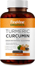 Turmeric Curcumin 95% Curcuminoids 120 Ct