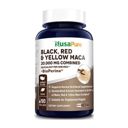Black Red & Yellow Maca