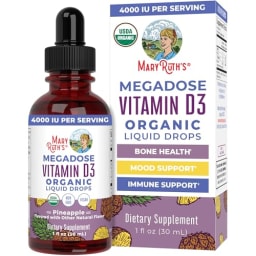Megadose Vitamin D3 Organic Liquid Drops