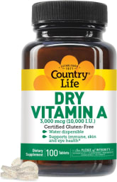 Dry Vitamin A 3,000 mcg
