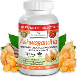 Organic Ashwagandha and Black Pepper