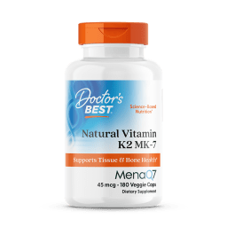 Natural Vitamin K2 MK-7 with MenaQ7 45 mcg