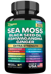 Sea Moss Black Seed Oil Ashwagandha Ginger