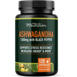 Ashwagandha 1300 mg with Black Pepper