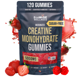 Creatine Monohydrate Gummies (Strawberry)