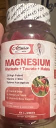 Magnesium Glycinate + Taurate + Malate Gummies (Raspberry)