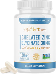 Chelated Zinc Glycinate 30 mg