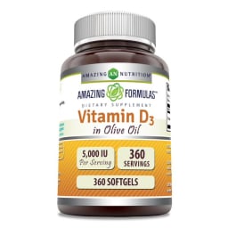 Vitamin D3 in Organic Olive Oil 5000 IU