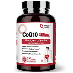 CoQ10 400 mg with PQQ, Omega-3s & L-Carnitine