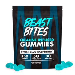 Creatine Infused Gummies (Sweet Blue Raspberry)