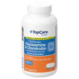 Triple Strength Glucosamine & Chondroitin With Msm & Hyaluronic Acid Plus Collagen