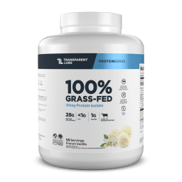 100% Grass-Fed Whey Protein Isolate (French Vanilla)