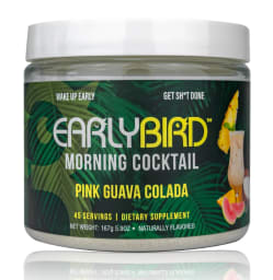Morning Cocktail (Pink Guava Colada)