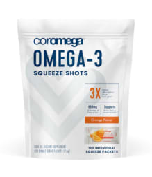 Omega-3 Squeeze Shots + Vitamin D (Tropical)