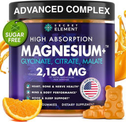 High Absorption Magnesium+ Gummies (Orange)