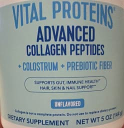 Advanced Collagen Peptides Colostrum + Prebiotic Fiber