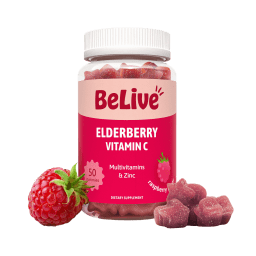 Elderberry + Vitamin C Raspberry Flavor Gummies