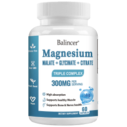 Magnesium Malate + Glycinate + Citrate Triple Complex