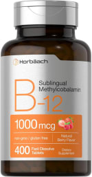 B12 Sublingual Methylcobalamin 1000 mcg