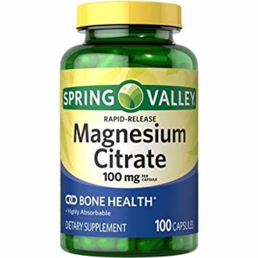 Rapid-Release Magnesium Citrate 100 mg