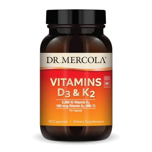 Vitamins D3 5,000 IU & K2 180 mcg