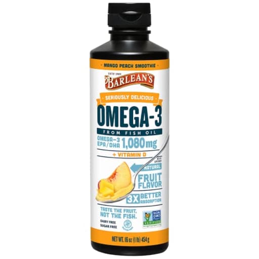 Seriously Delicious Omega-3 1080 mg (Mango Peach Smoothie)