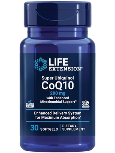 Super Ubiquinol CoQ10 with Enhanced Mitochondrial Support 200 mg