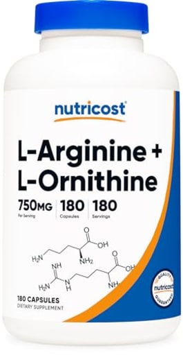 l-carnitine ornithine and arginine l l carnitine l lysine L-Arginine, L-Ornithine, L-Lysine - 100 capsules - Haya Labs NOW Sports Arginine & Ornithine