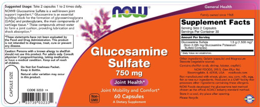 Glucosamine Sulfate 750 mg