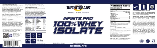 Infinite Pro 100% Whey Isolate Choclate
