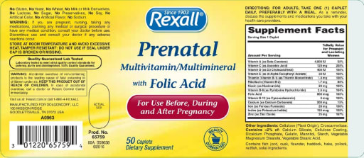 Prenatal Multivitamin/Multimineral with Folic Acid