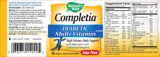 Completia Diabetic Multi-Vitamin