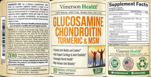 Glucosamine Chondroitin Turmeric & MSM
