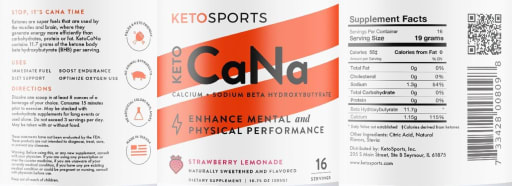 KetoCaNa Strawberry Lemonade