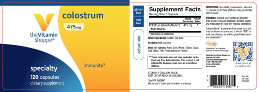 Colostrum 475 mg