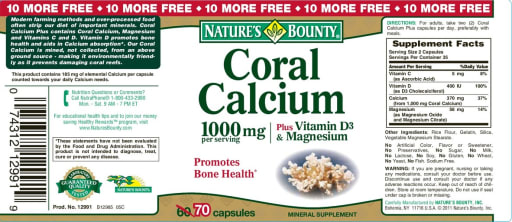 Coral Calcium Plus Vitamin D3 & Magnesium
