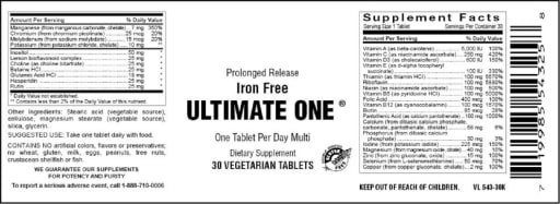 Iron Free Ultimate One