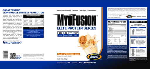 MyoFusion Elite Protein Series Peanut Butter Cookie Dough
