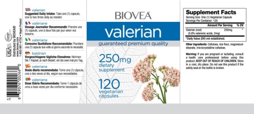 Valerian 250 mg