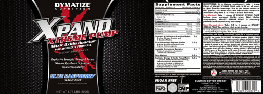 Xpand Xtreme Pump Blue Raspberry