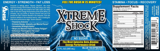Xtreme Shock Blue Raspberry