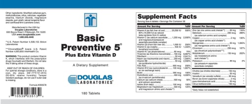 Basic Preventive 5 Plus Extra Vitamin D