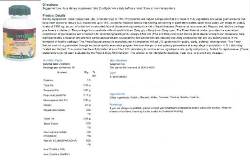 Glucosamine Chondroitin Plus