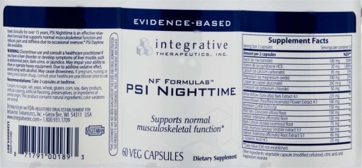 NF Formulas PSI Nighttime