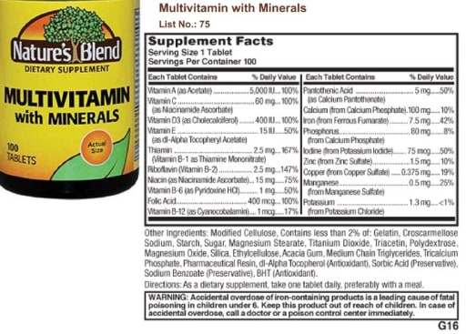 Multivitamin with Minerals