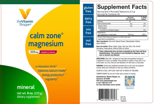 Calm Zone Magnesium 325 mg Raspberry Lemon